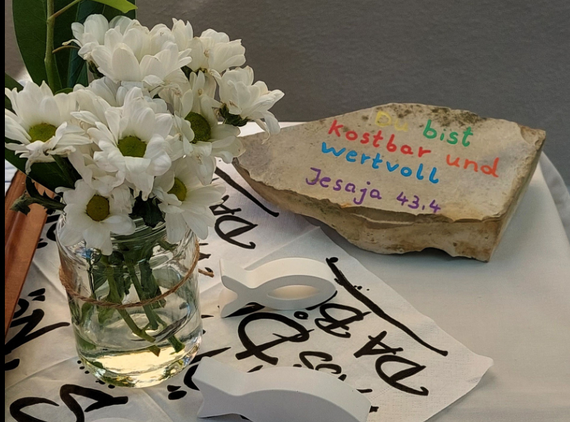 Deko auf dem Altar